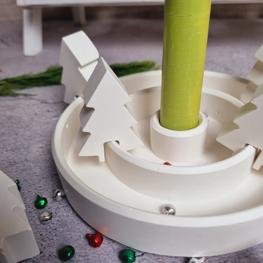 Kalėdinė žvakidė „Šventinis Miškas“