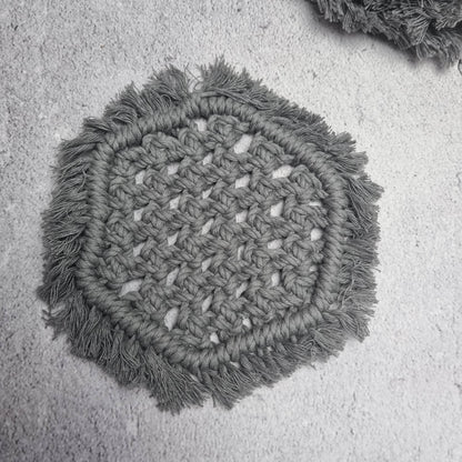 Macramé coasters "Balls"