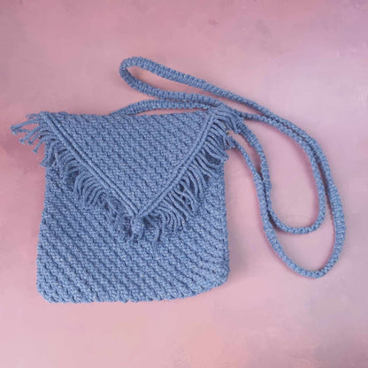 Crocheted handbag "Sky"