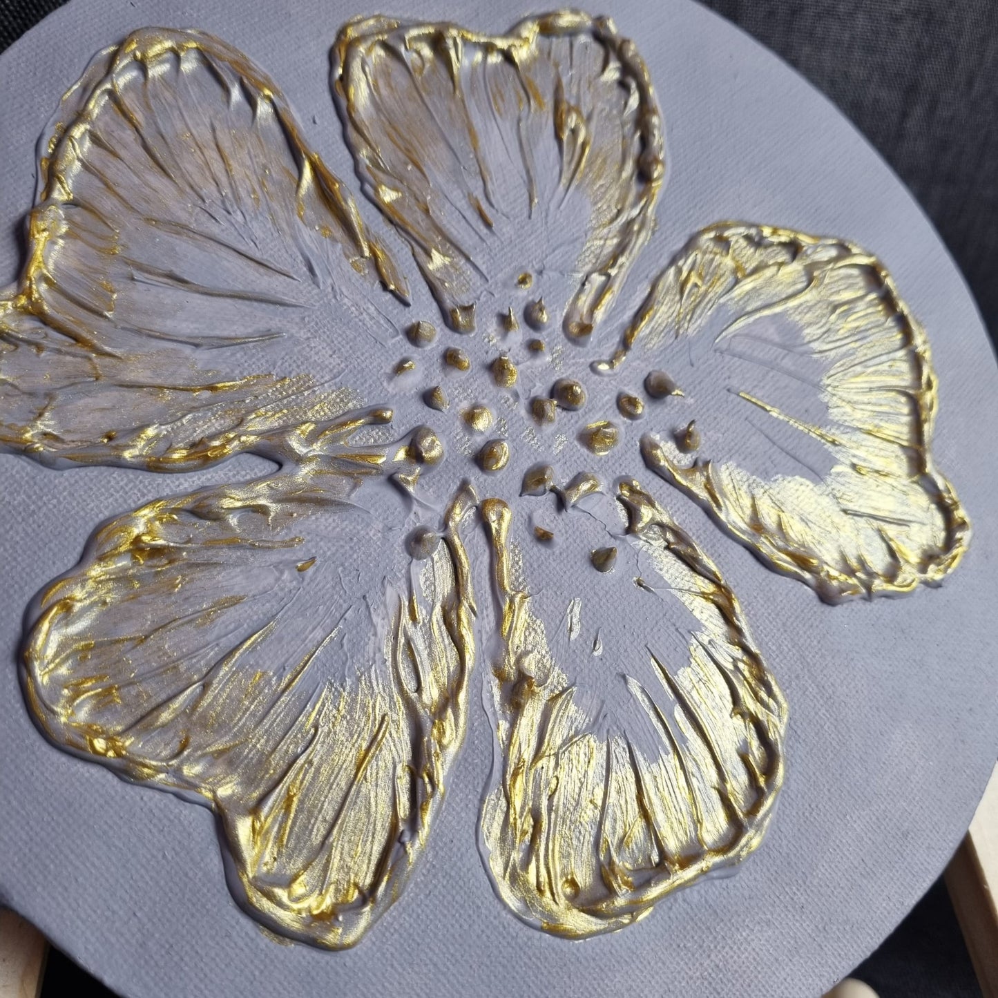 The work "Golden flower"