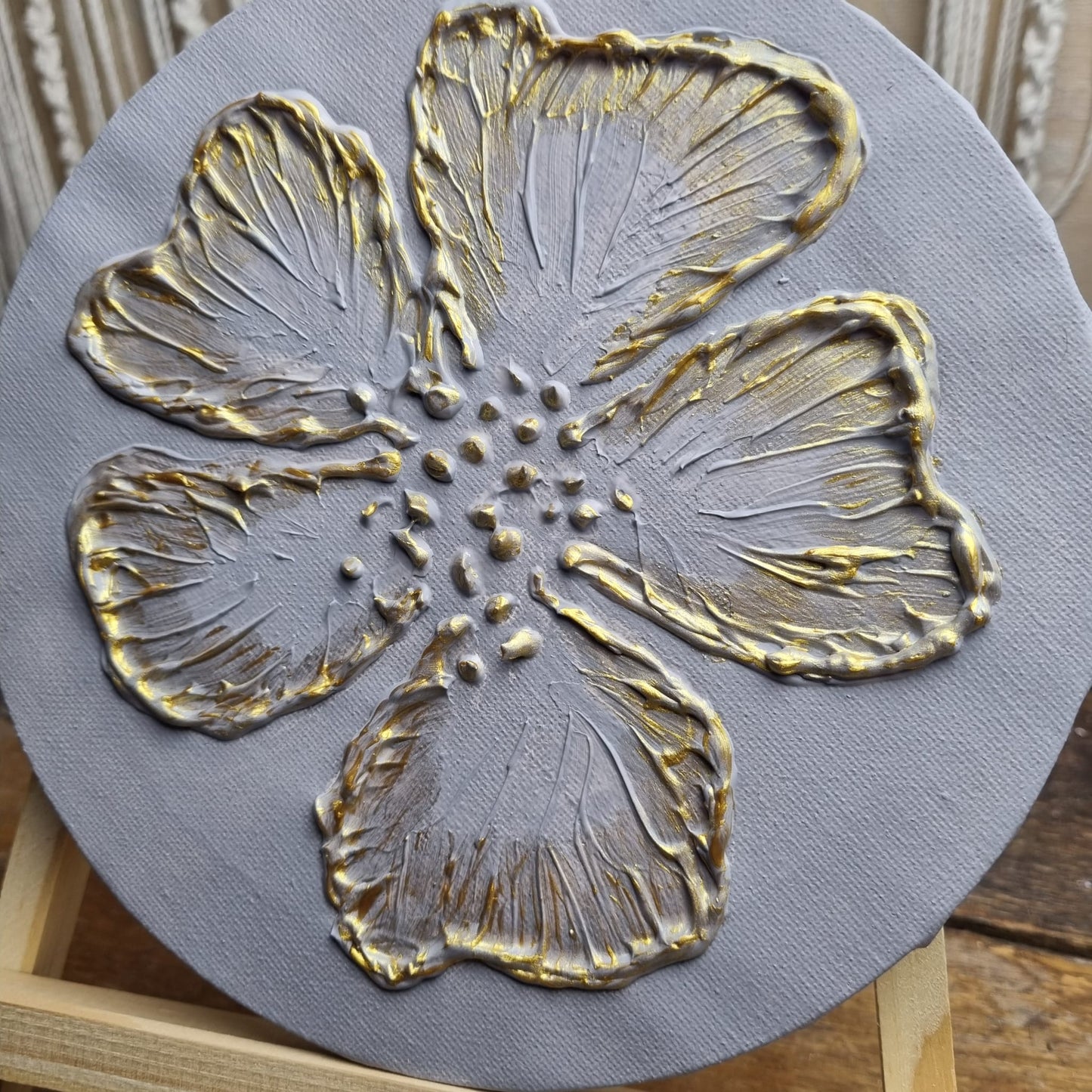 The work "Golden flower"