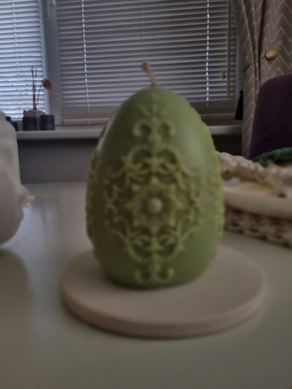 Easter egg candle