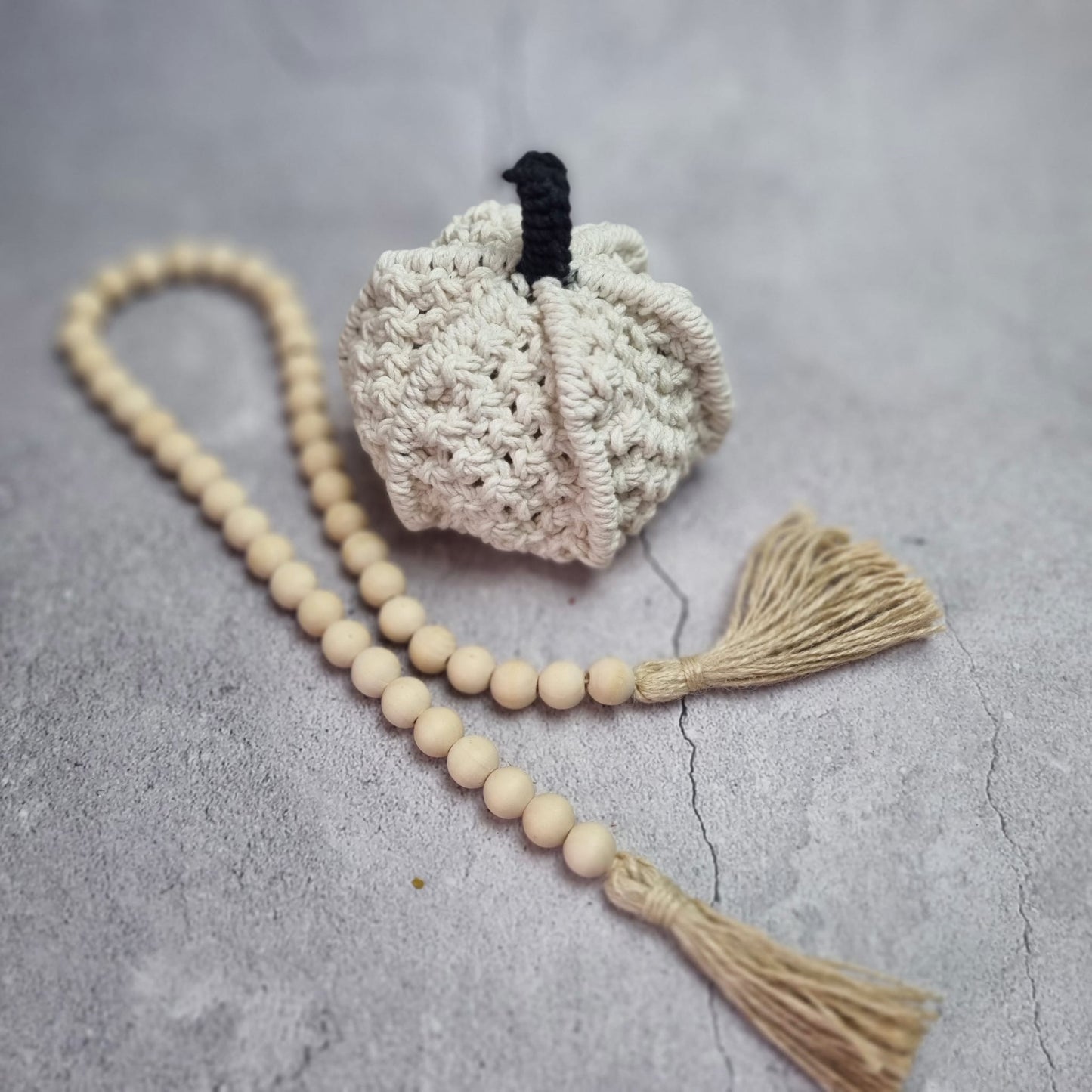 Macramé "Pumpkin"