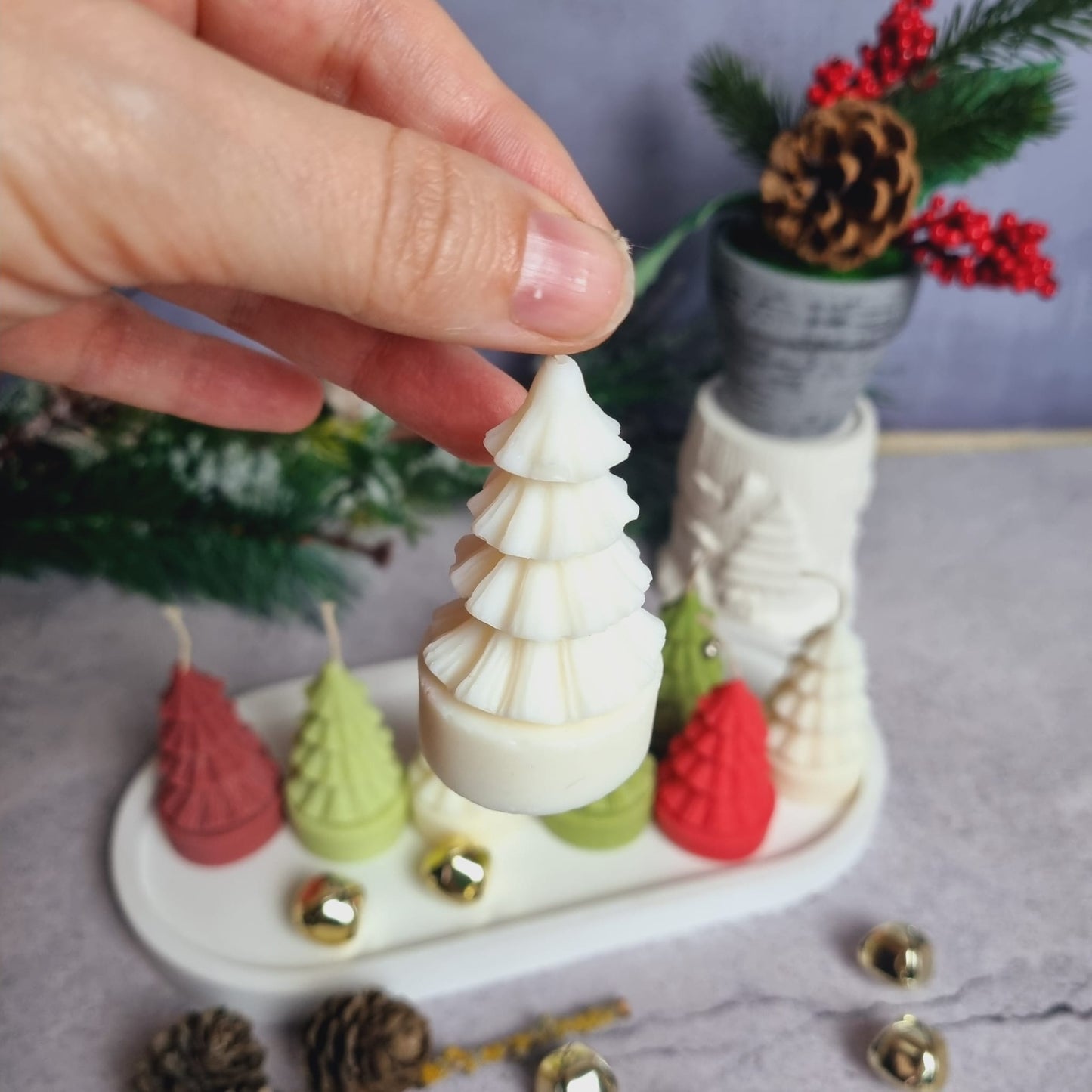 Candle "Christmas tree"