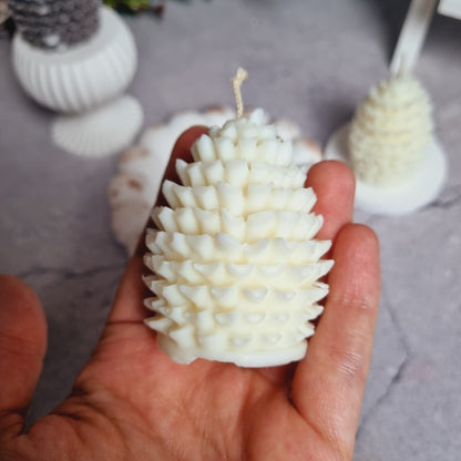 Pine cone candle