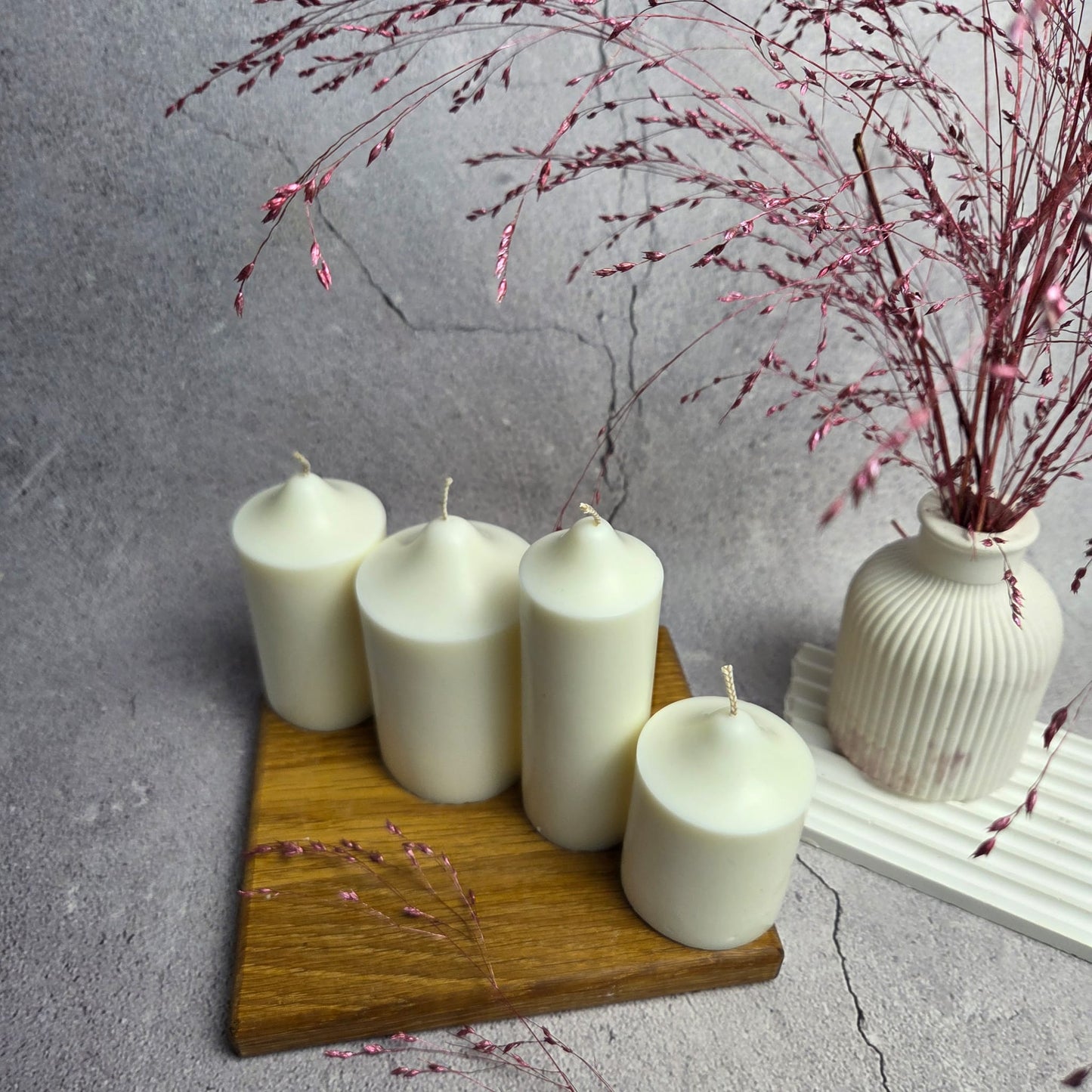 Žvakių rinkinys "Natūrali ramybė"