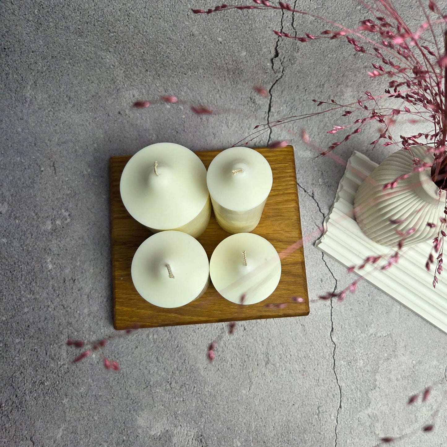 Žvakių rinkinys "Natūrali ramybė"