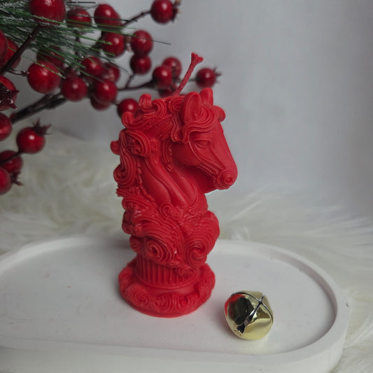 Sojų vaško žvakė „Žirgas“