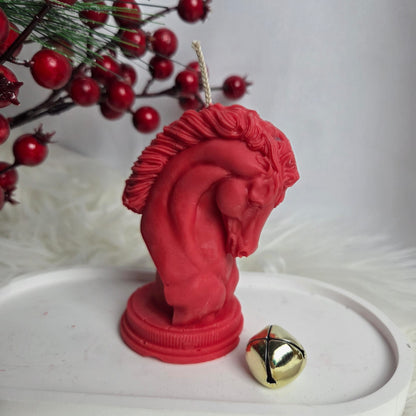 Sojų vaško žvakė „Žirgas“