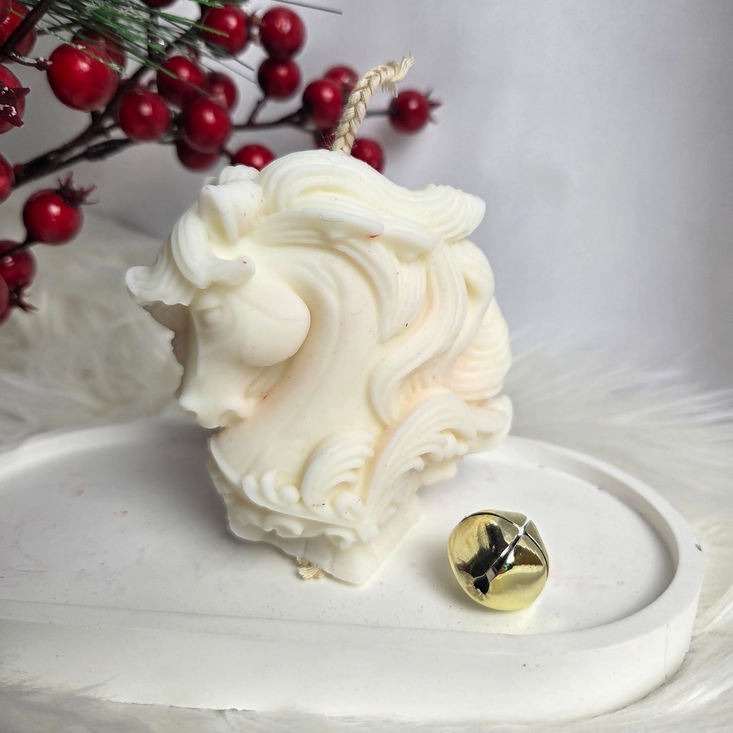 Sojų vaško žvakė „Žirgas“