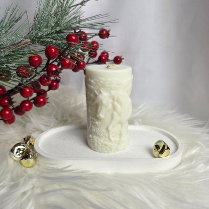 Sojų vaško žvakė „Miško arkliukas“