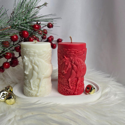 Sojų vaško žvakė „Miško arkliukas“