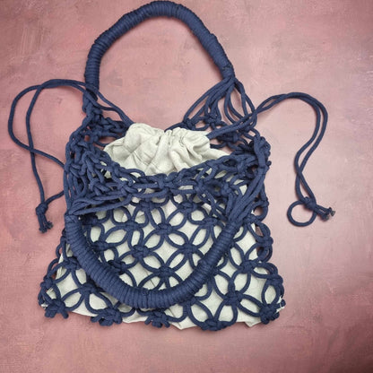 Handbag "Blue Knot"