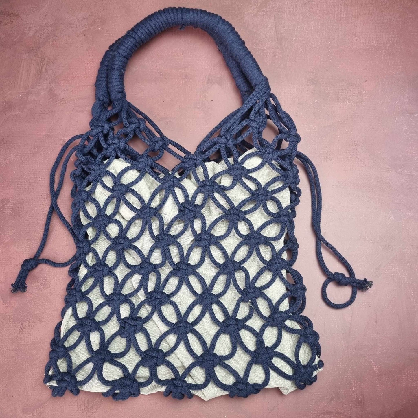 Handbag "Blue Knot"