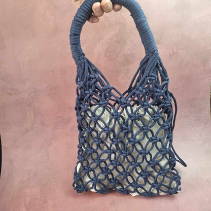 Handbag "Blue Knot"