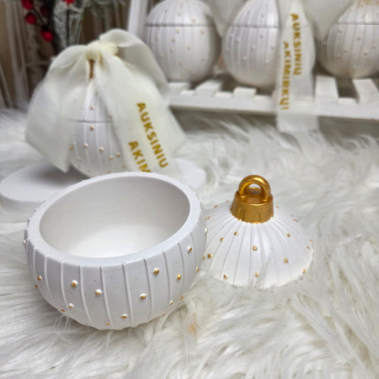 Kalėdinis burbulas su žvake