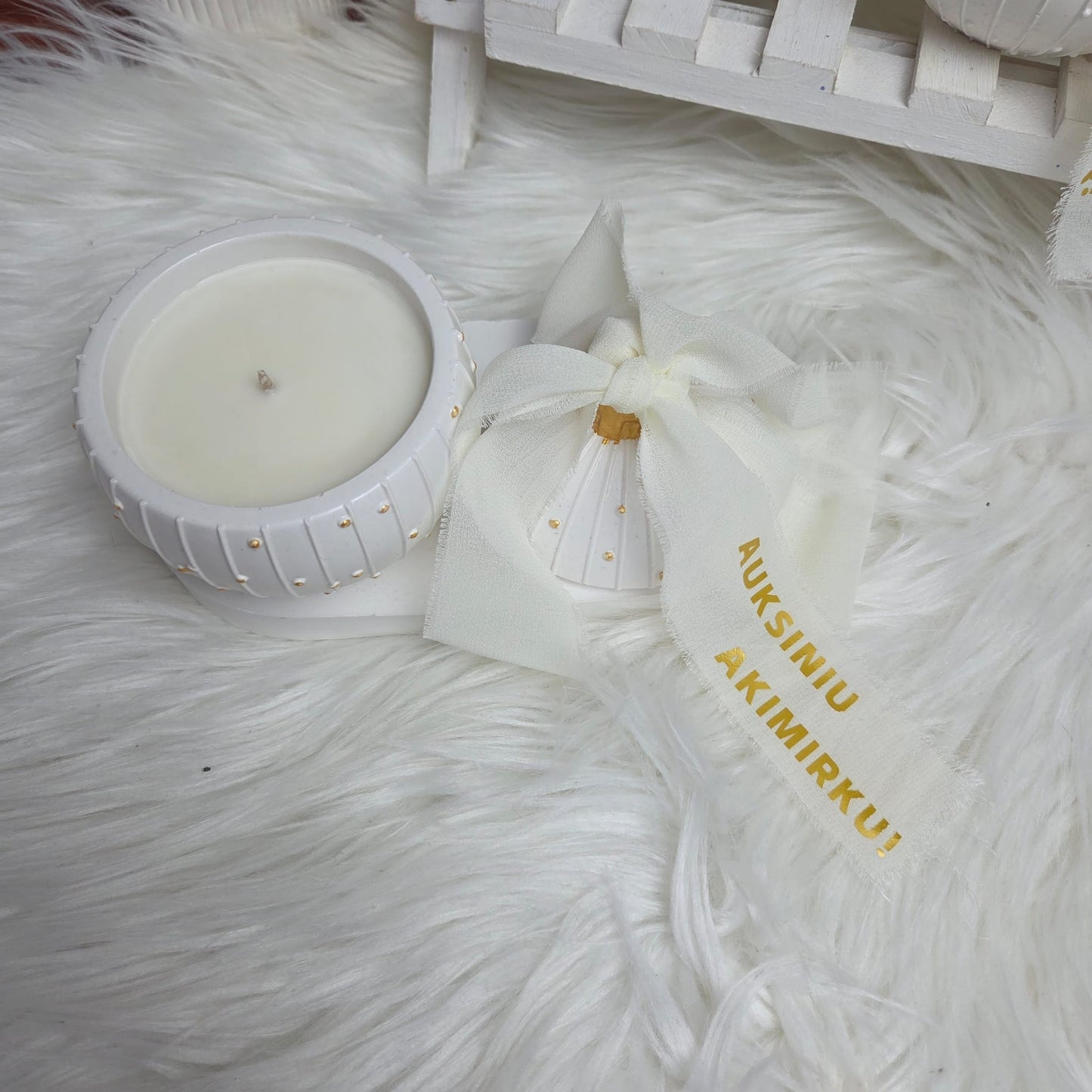 Kalėdinis burbulas su žvake