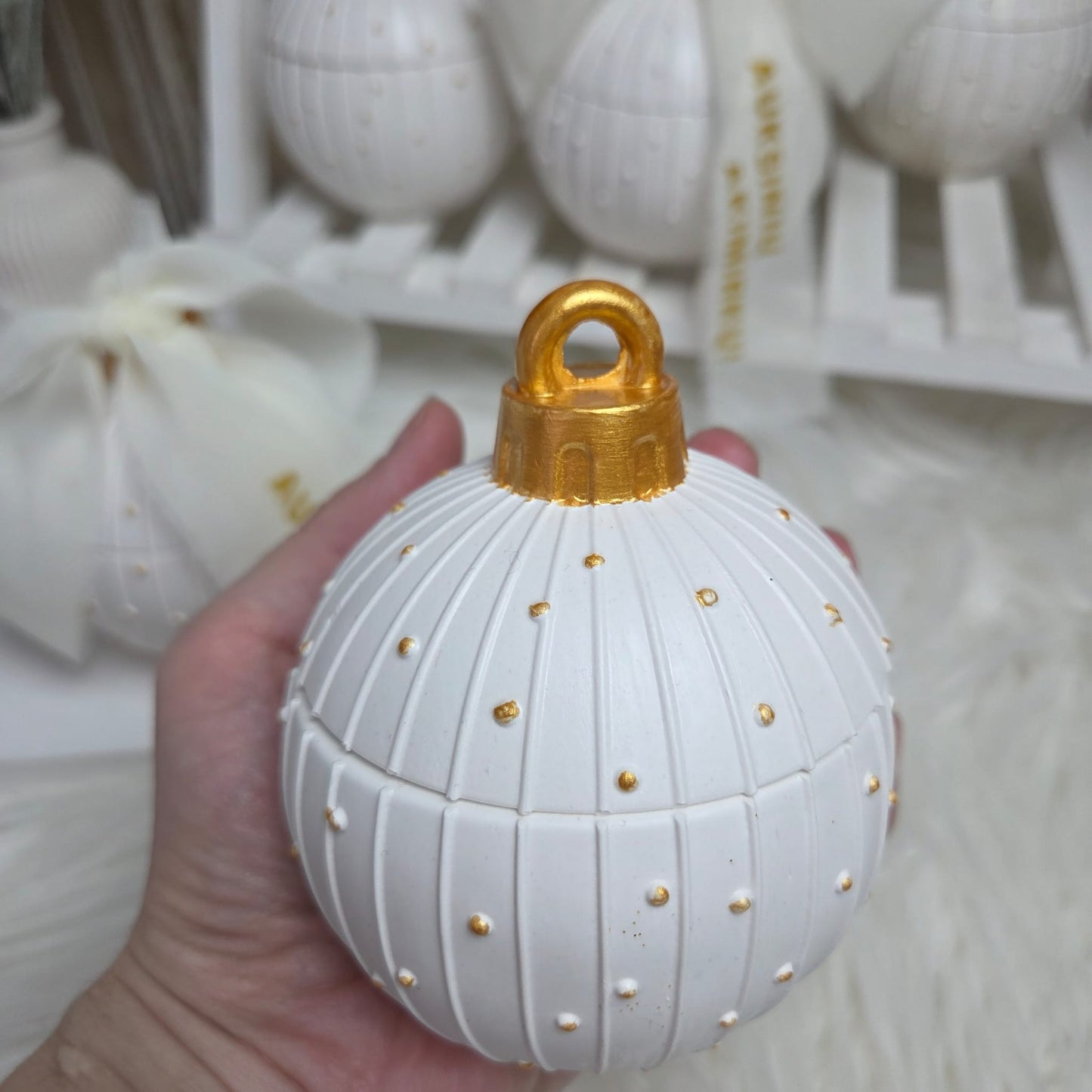 Kalėdinis burbulas su žvake