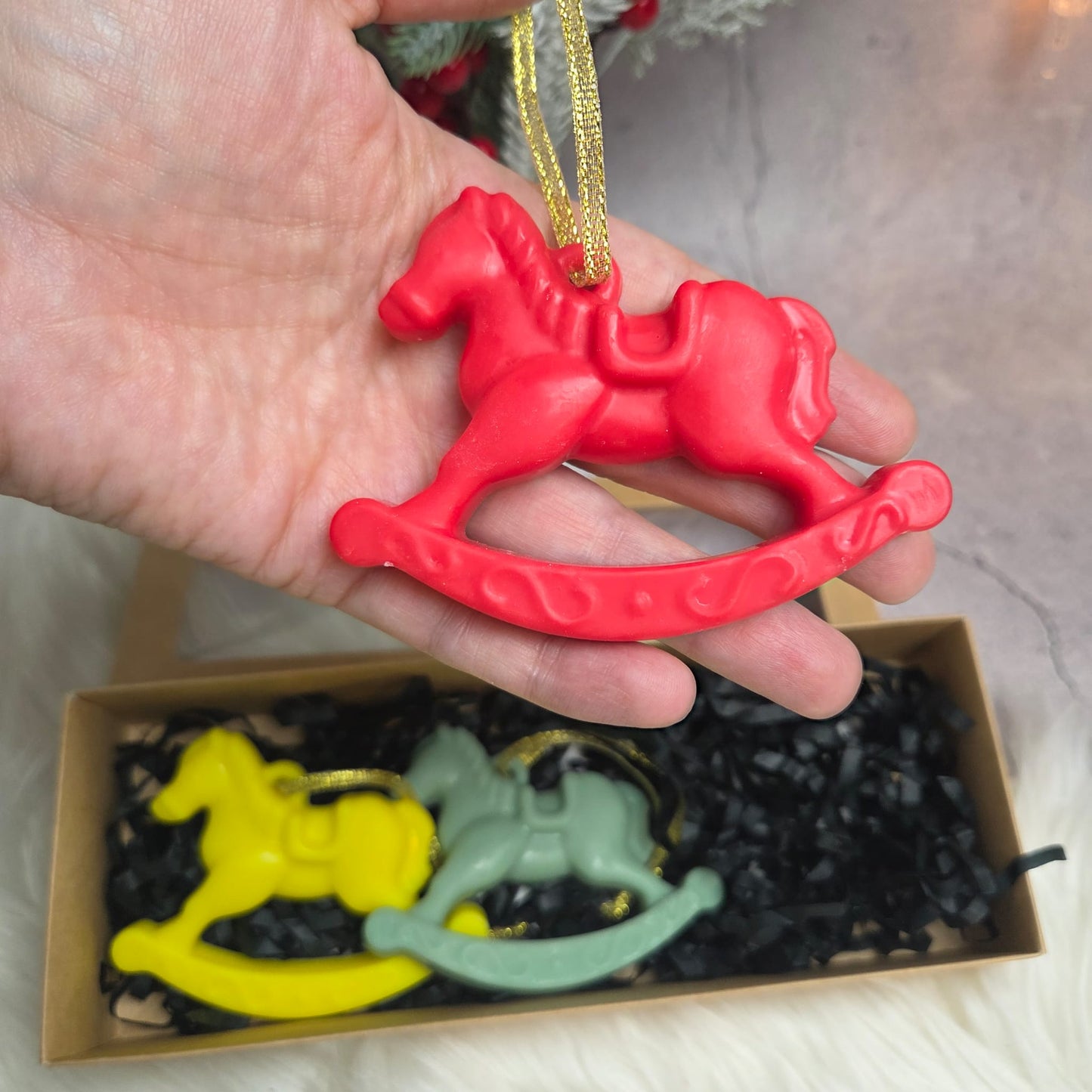 "Mažieji žirgai" sojų vaško rinkinys