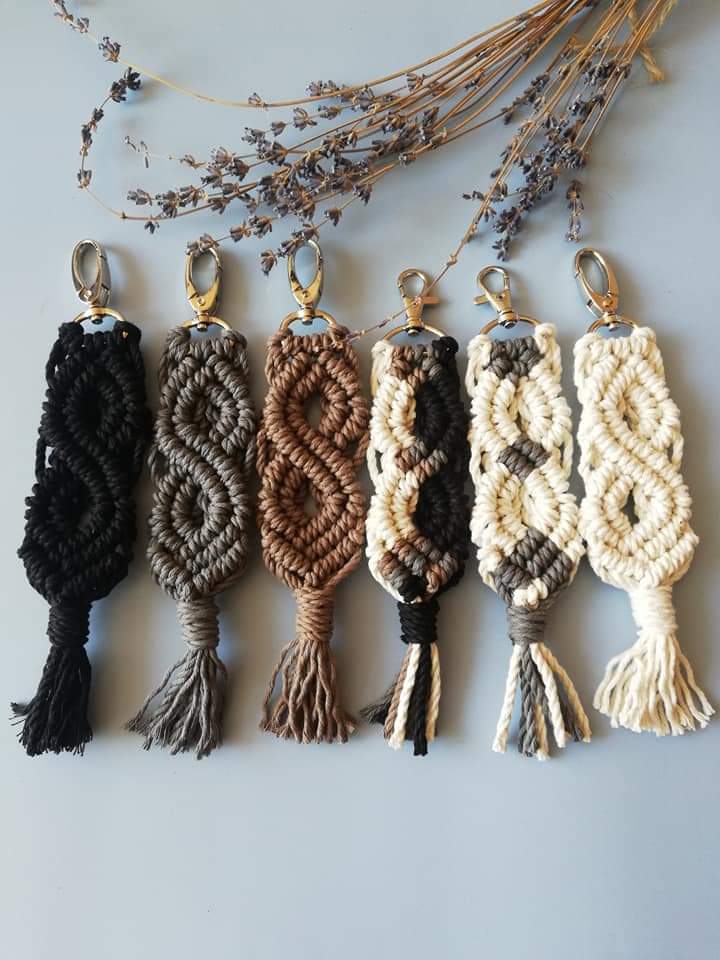 Macramé pendants